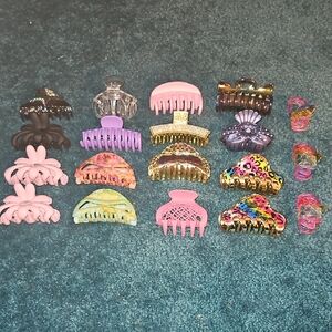Colorful Hair Claw Clip Set